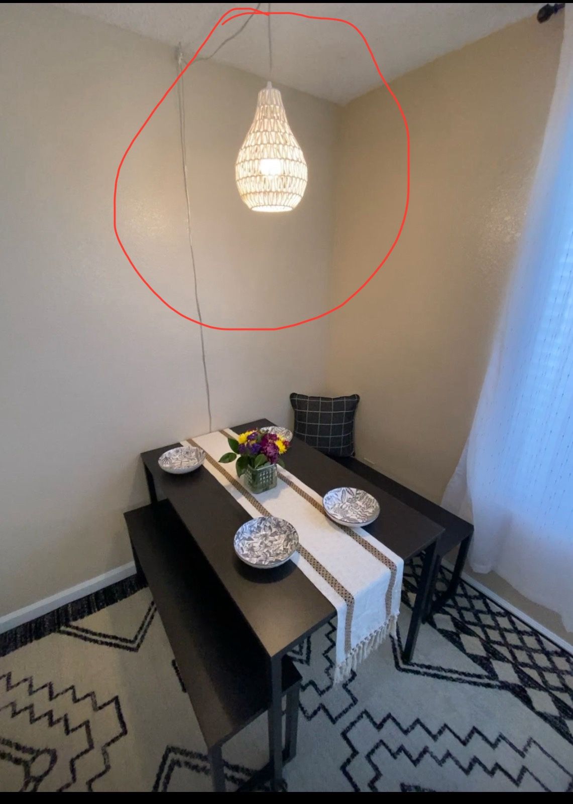 Hanging Lamp - White