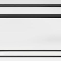 Black Steel Console Table