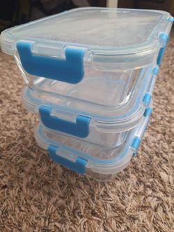 Glass Meal Prep Containers with Lids
