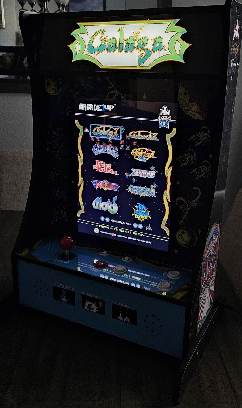 arcade1up galaga partycade