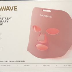 Solawave Wrinkle Retreat Light Therapy Face Mask - Brand New / Open Box