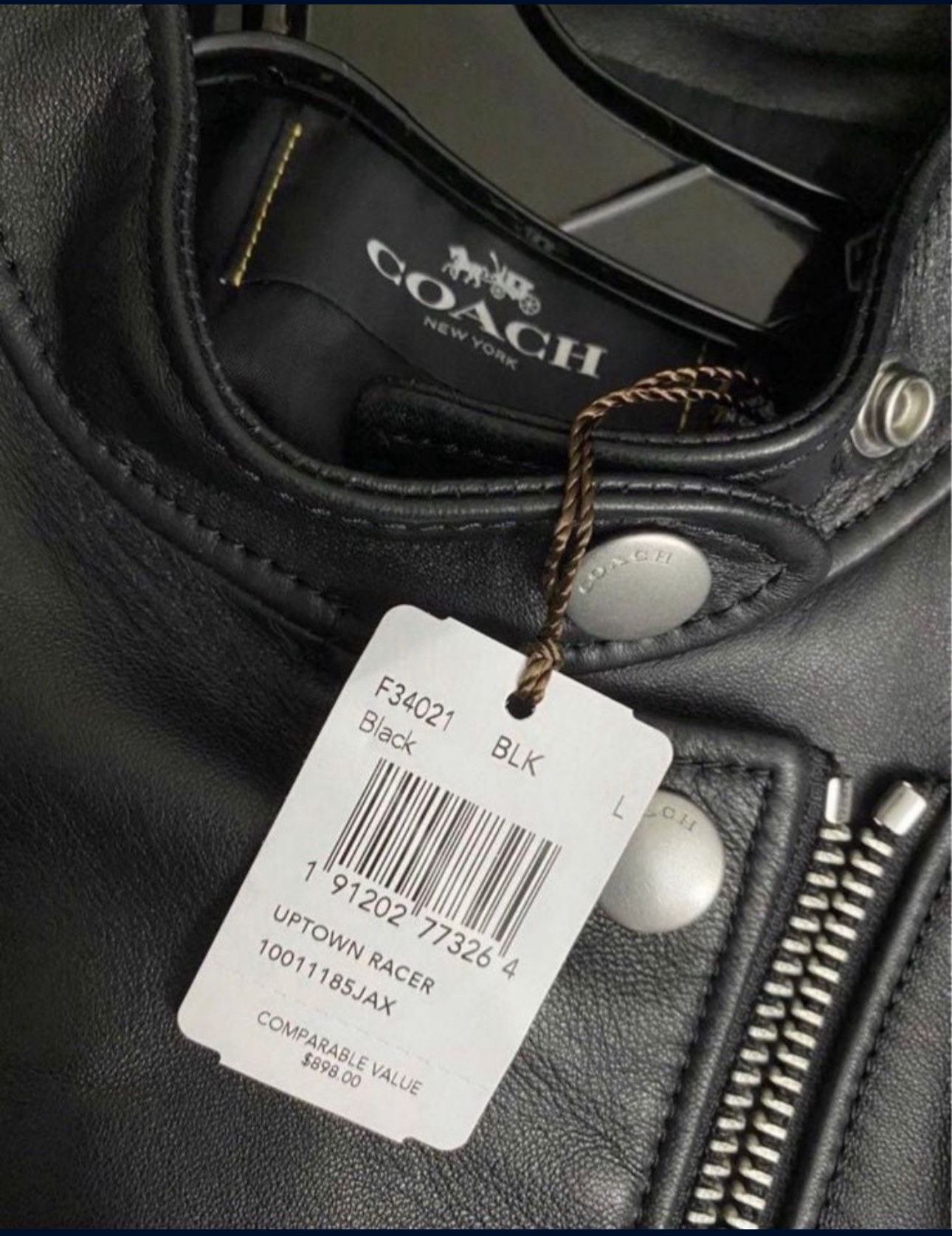 Coach 100% Leather Jacket