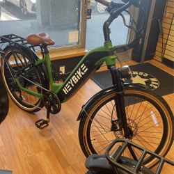 Heybike Cityrun Electric Bike Green