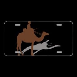 License Plate Novelty Car Front Animal Camel Desert Africa
