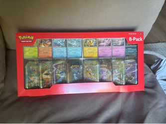 Pokemon | Prismatic Evolutions Costco 8-Pack Mini Tin + 8 Promos - SEALED, MINT