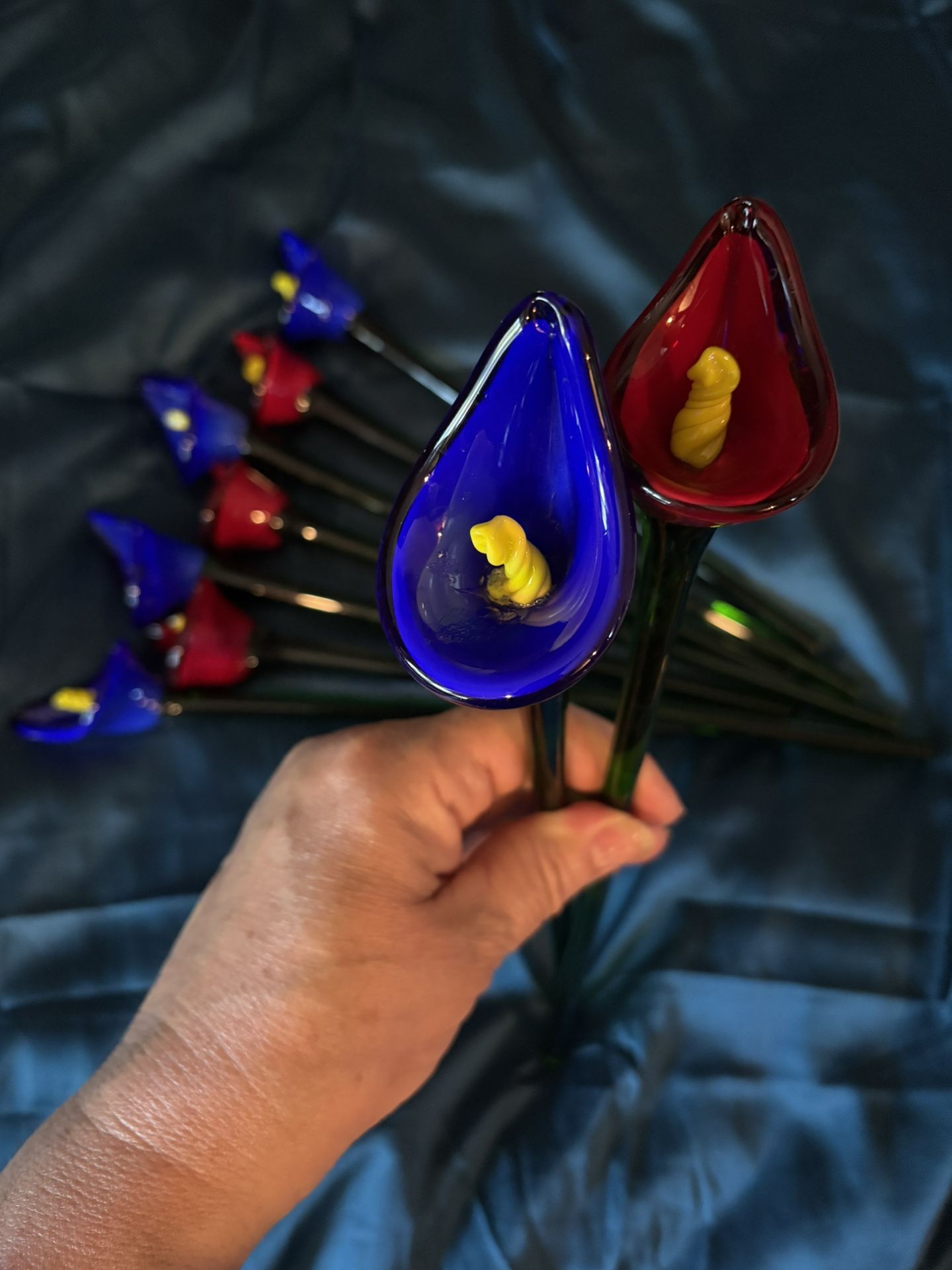 Glass Calla Lily Flowers