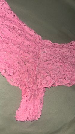Pink cheeky lace panty