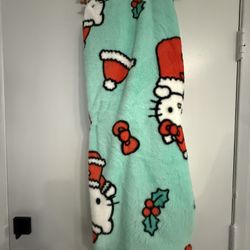 Hello Kitty Christmas Blanket