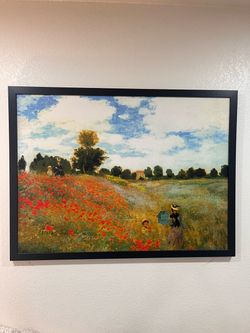 Poppies (1873) by Claude Monet -large art-wall painting