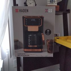 HADEN
Dual Brew 12 Cup Black/Copper Drip Coffee Maker