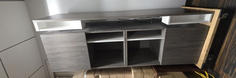 Automatic Motorized Height Adjustable Credenza
