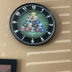 Billiards Wall Clock 