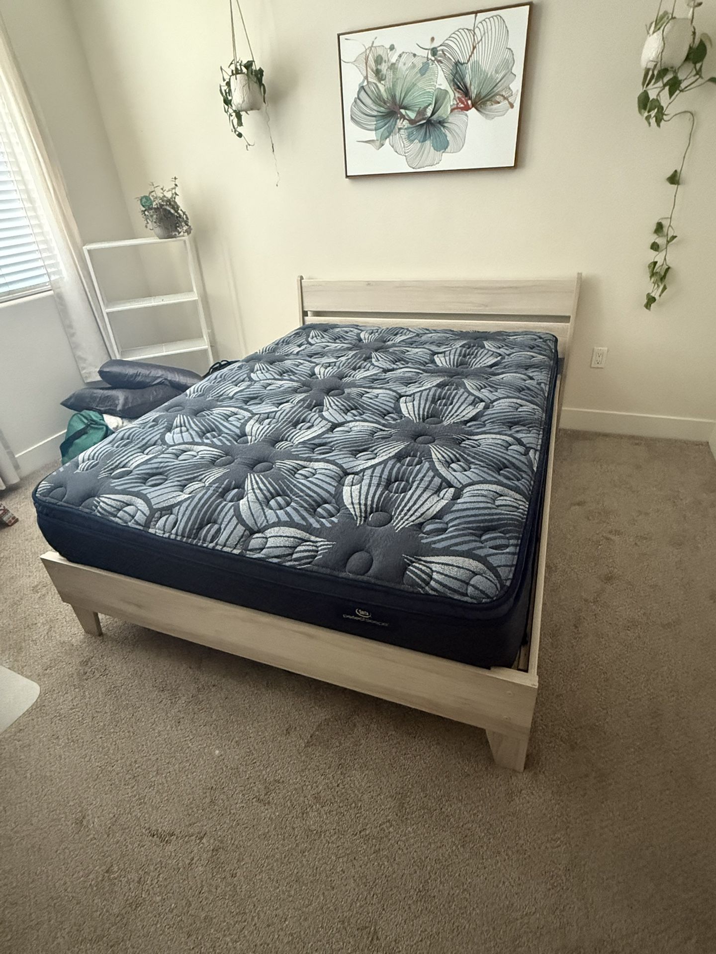 Queen Mattress And Bed Frame 