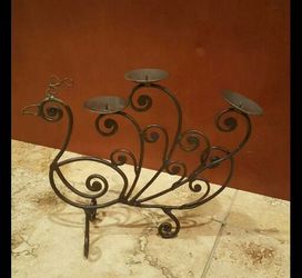 Peacock candle holder