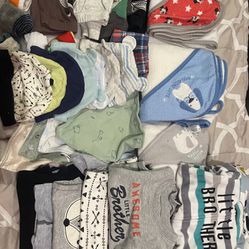 Baby Boy Clothes, Blankets, And Towels