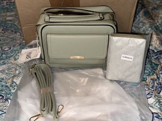 Lime Green Lunchbox Purse And