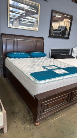 $599 Queen Bed Frame With drawers – Elegant Design, Superior Comfort