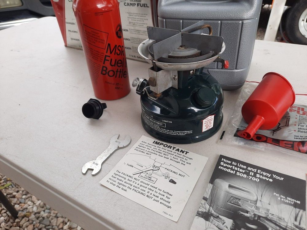 Coleman Sportster II Model 508-700 Single Burner Stove