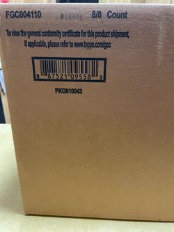 2021 topps sealed case 64 hanger boxes