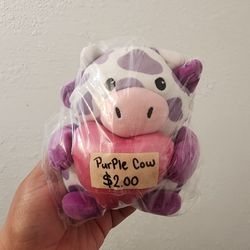 Small Purple Cow Plushie