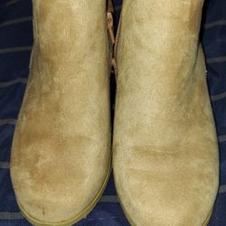 Faux Sude Size 3 Booties