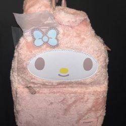 My Melody Pink Fluffy Loungefly mini backpack