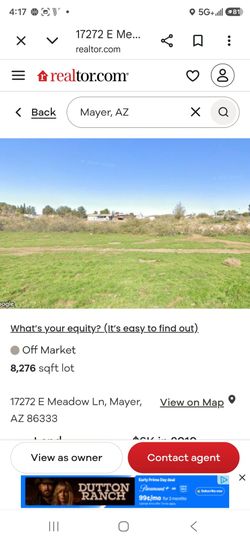 1/4 acre lot in mayer Arizona Close to Prescott 1.5 hours from Phoenix