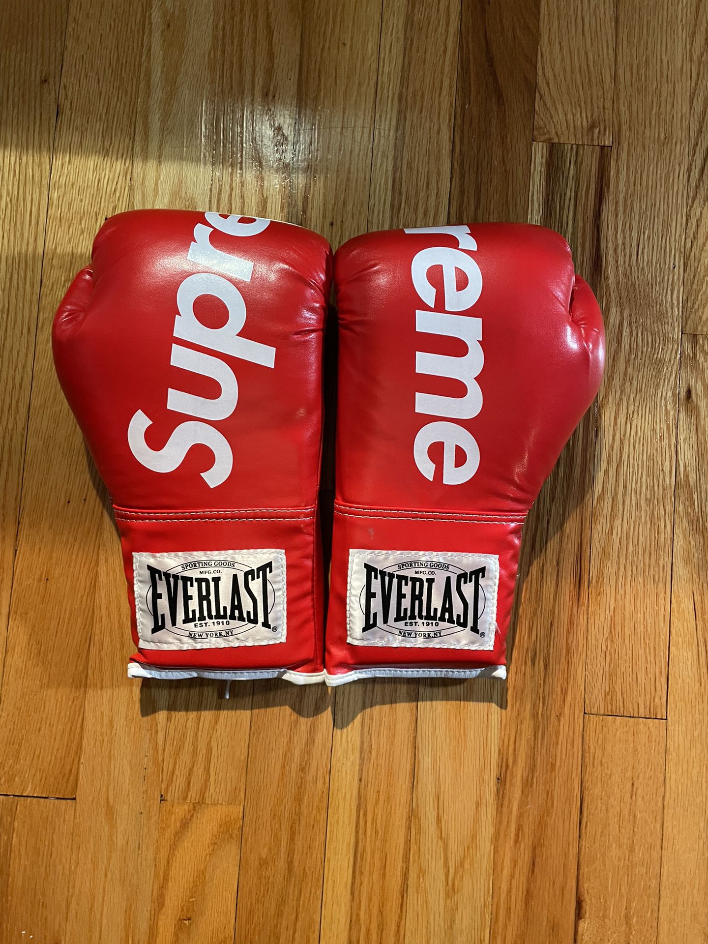 Deadstock Supreme x Everlast “Blue” boxing gloves from 2008