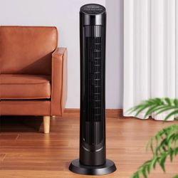 OmniBreeze Tower Fan, 4 Speeds 3 Breeze Modes Widespread Oscillation 40 inch