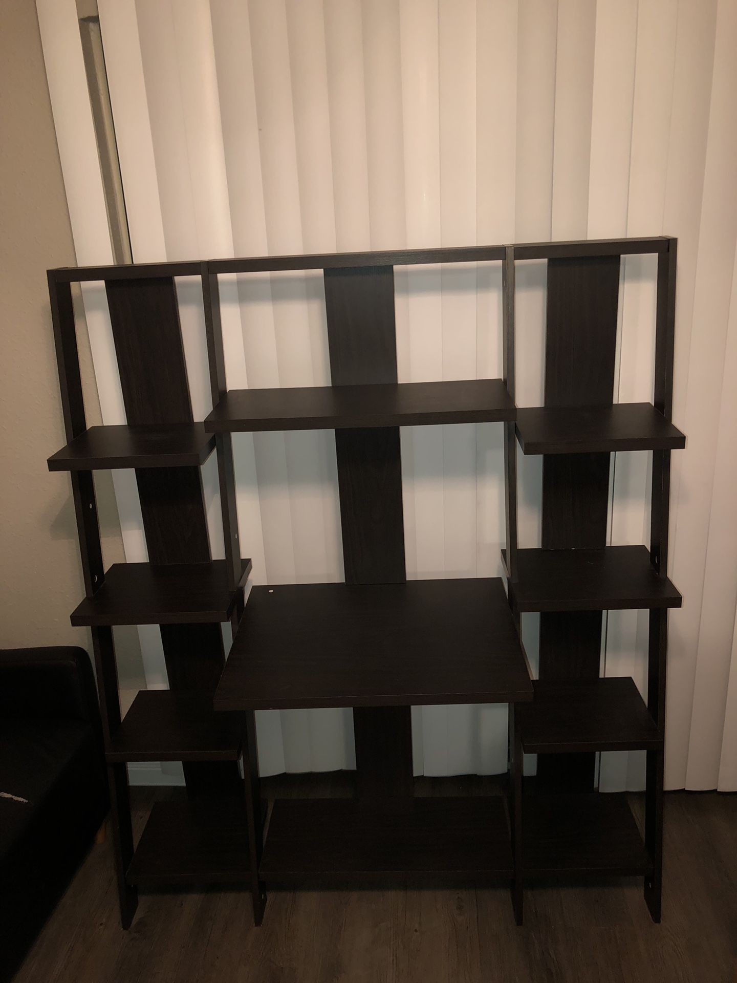 Wooden desk /bookshelf /TV stand