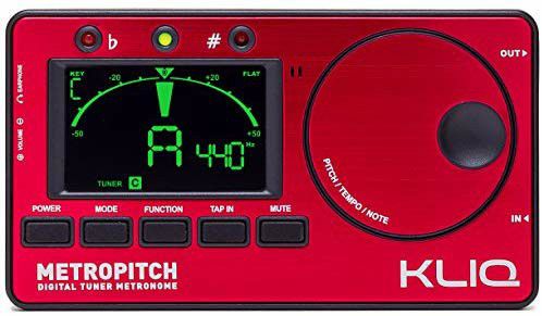 KLIQ MetroPitch - Metronome Tuner for All Instruments - with Guitar, Bass, Violin