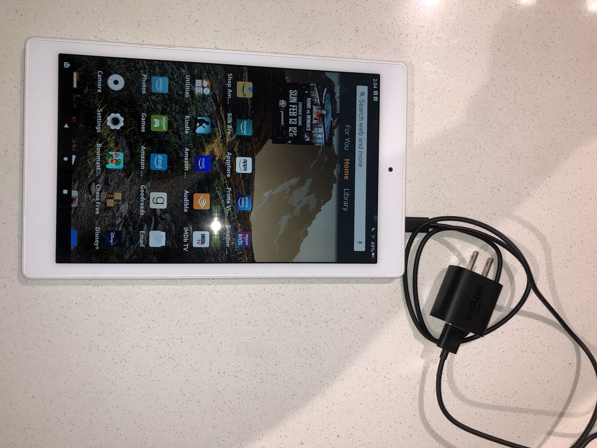 Fire tablet