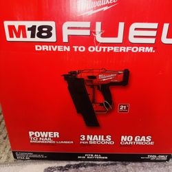 M18 FUEL 21-Degree Cordless Framing Nailer