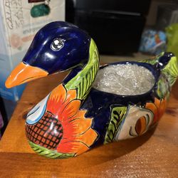 Mexican Style (clay ) Duck Pot 