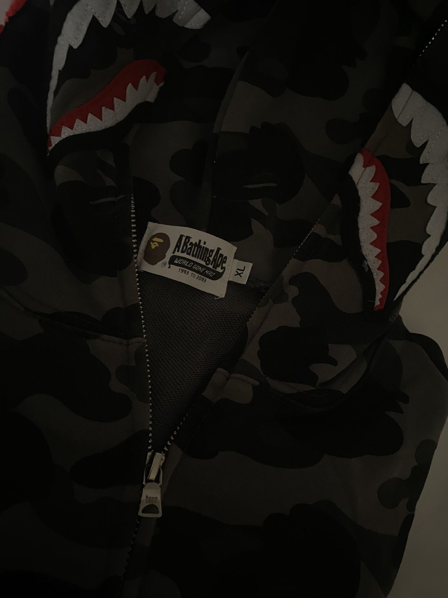 BAPE ABC Camo Shark Full Zip Hoodie XL