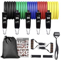 Resistance Bands Set Exercise Bands with Handles