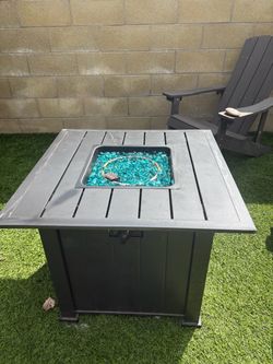 Outdoor Propane Fire Pit Table