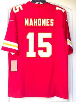 MEDIUM + LARGE - CHIEFS #15 PAT MAHOMES JERSEY