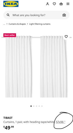 White Curtains/cortinas Blancas / 30$ El Par / 30$ Pair 