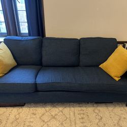 Full Sized Couch with Pillows