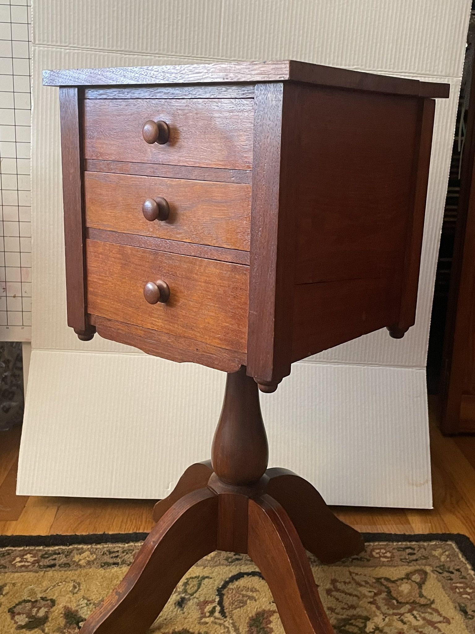 Antique Swivel Cabinet