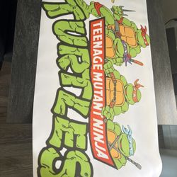 Teenage Mutant Ninja Turtles Banner/ Stickers