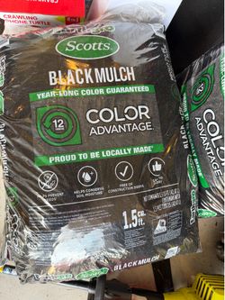 Scott’s black mulch