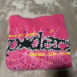 Pink Spider Hoodie