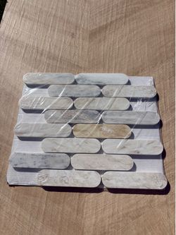 Angora eclipse marble mash mosaic tile
