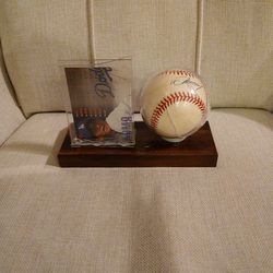 Hideo  Nomo Autographed Baseball Anfmd Card