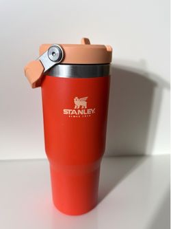 Orange 30oz flip lid Stanley