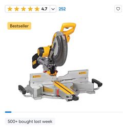 DEWALT 12-in 15-Amp Dual Bevel Sliding Compound Corded Miter Saw