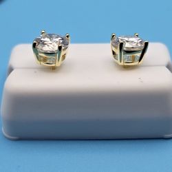 🔥 7mm Moissanite Stud Earrings – 3.00ctw – S925 (Crazy Shine)