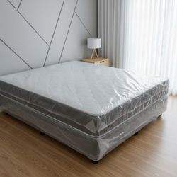 Queen size Mattress regular With Box Spring Set Colchones Nuevos Queen Size Bed Set 